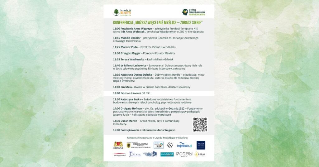Agenda konferencji w Gdańsku 8 październik